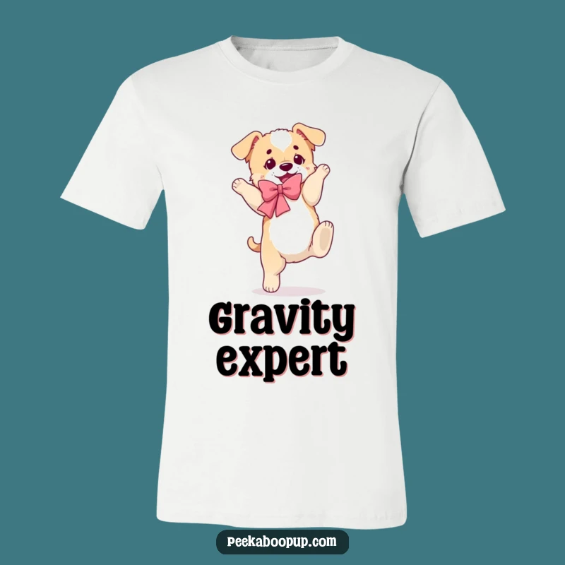 Funny Clumsy Puppy Somersault T-Shirt - Goofy Dog Graphic Tee